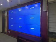 شاشة فيديو LCD عالية السطوع رقيقة الحافة التلفزيونية 49 55 بوصة 3W لجدار الفيديو