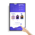 إطار نحيف للافتات الرقمية 350 ميجا هرتز مثبت على الحائط 400cd / m2 FCC Android Tablet