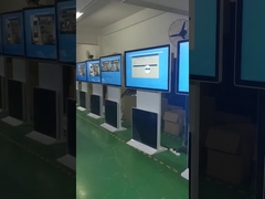 لافتة عرض LCD داخلية بدقة 4K مقاس 75 بوصة للإعلانات في مراكز التسوق