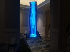 كشك لافتات رقمية بشاشة OLED قائم على الأرض للإعلان