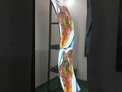 شاشة رقمية قائمة على الأرض 178 درجة 400 شمعة/متر مربع 3 ملم 1920x1080