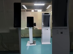 شاشة تعمل باللمس صغيرة منحنية 23.6 بوصة تعمل باللمس كشك تصميم الطلب لمطعم الوجبات السريعة