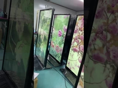 75 بوصة شاشة كاملة داخلية أرضية الوقوف إعلان اللاعب