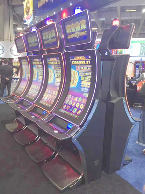 شاشة PCAP لمسة حجم شاشة LCD من 10.1 بوصة إلى 98 بوصة مع بناء في أضواء LED الملونة لآلة اللعبة