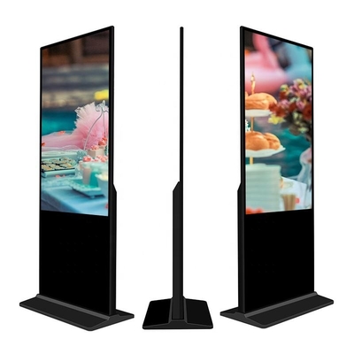 الطابق الدائمة شاشة تعمل باللمس التلفزيون العمودي كشك 4K إعلان داخلي HD Lcd