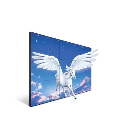 جدار فيديو داخلي للافتات الرقمية 2K 4K HD 2x3 3x3 شاشة LCD ذات إطار ضيق