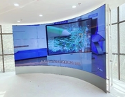 55 65 75 بوصة العرض التجاري OLED Video Wall شاشة مرنة منحنية