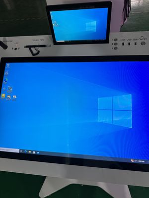 32' ويندوز التفاعلية PCAP شاشة LCD الرقمية ليكترن ذكية شاشة مزدوجة AIO منصة الاجتماعات