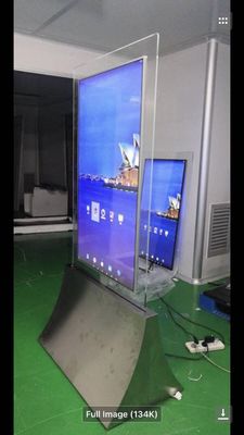 TFT-LCD الإشارة الرقمية ذات الجانب الواحد جسم الفولاذ المغلف بالزيك مع نظام التبريد مكيف الهواء