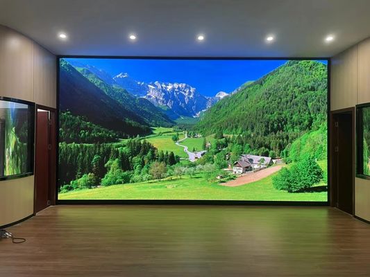 كوب ميني LED HD العرض المباشر في الداخل التلفزيون LED لمؤتمر المكتب الذكي 135 &quot;الشاشة الكبيرة