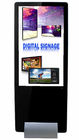 55inch سوبر ضئيلة مركز للتسوق كشك تصميم الحافة الضيقة LCD الرقمية لافتات مع برنامج