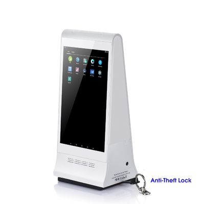 8 بوصة سطح الطاولة الرقمية طلب مكالمة عرض شاشة LCD إعلان لاعب مع البنك الطاقة القائمة