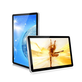 32 &amp;مثل;LCD شنقا لوحات متعددة اللمس الرقمية لافتات مع واي فاي التحكم عن بعد البرمجيات