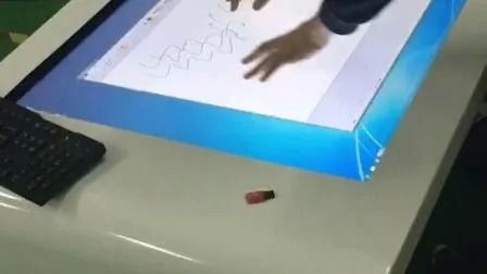 جهاز عرض معلوماتي يعمل بنظام أندرويد مقاس 21.5 بوصة مع رف بدقة 1920 × 1080