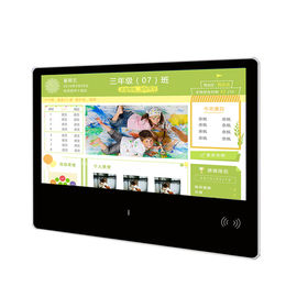 22 "LCD RFID لافتات رقمية مثبتة على الحائط ، شاشة عرض LCD للطلاب للطلاب