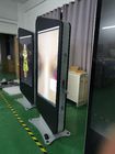 Android 7.1 OS Digital Signage Kiosk Double Sided 55 &amp;#39;&amp;#39; Build In PC for Advertising