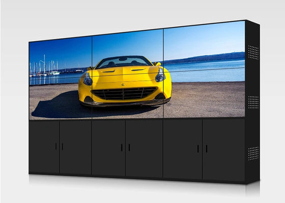 جدار فيديو LCD غير ملحوم مقاس 0.88 مم 3 × 3 55 بوصة