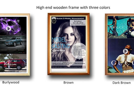اللافتات الرقمية للإعلانات التجارية 21.5 In Wifi Cloud Android Photo Frame