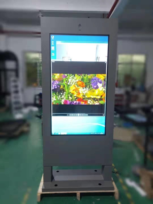 TFT-LCD الإشارة الرقمية ذات الجانب الواحد جسم الفولاذ المغلف بالزيك مع نظام التبريد مكيف الهواء