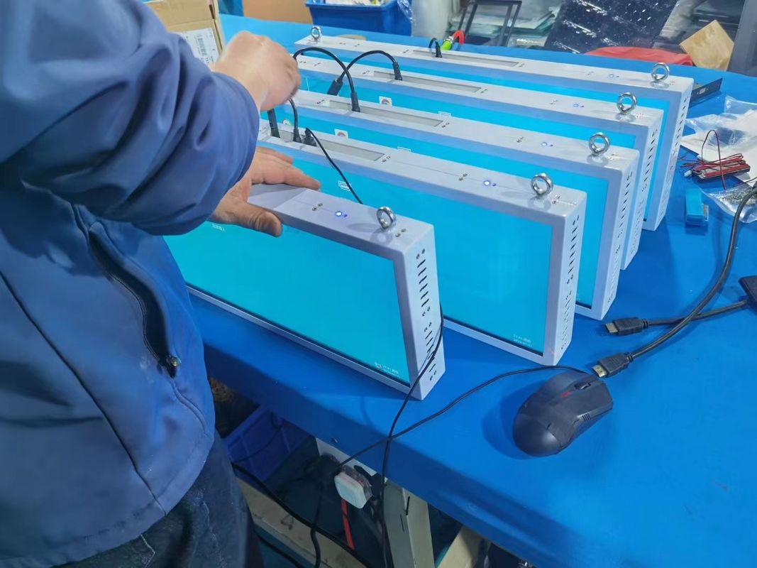 19.5 24 34 43 65 75 بوصة الجدار تركيب شريط الممتد شاشة LCD TFT LCD وحدة 4K