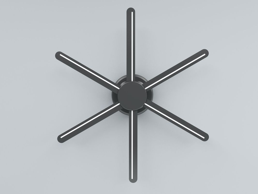 شاشة عرض إعلانات ثلاثية الأبعاد بتقنية الواي فاي