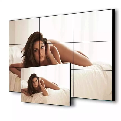 شاشة الربط LCD للإعلان 3 × 3 46 - 65 بوصة حائط فيديو LCD داخلي