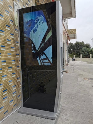 كشك بشاشة لمس سعوية 55 بوصة بدقة 1920x1080