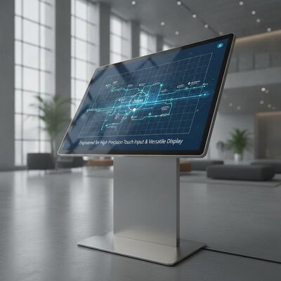 دقة اللمس منتجات الإشارات الرقمية التفاعلية 2 ملم المصممة لدخول اللمس بدقة عالية وخيارات عرض متعددة الاستخدامات في الأماكن العامة