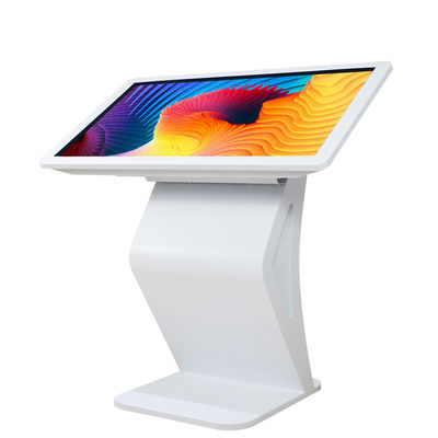 كشك شاشة تعمل باللمس AC240V 55in Android 450nits Lcd Digital Signage Totem